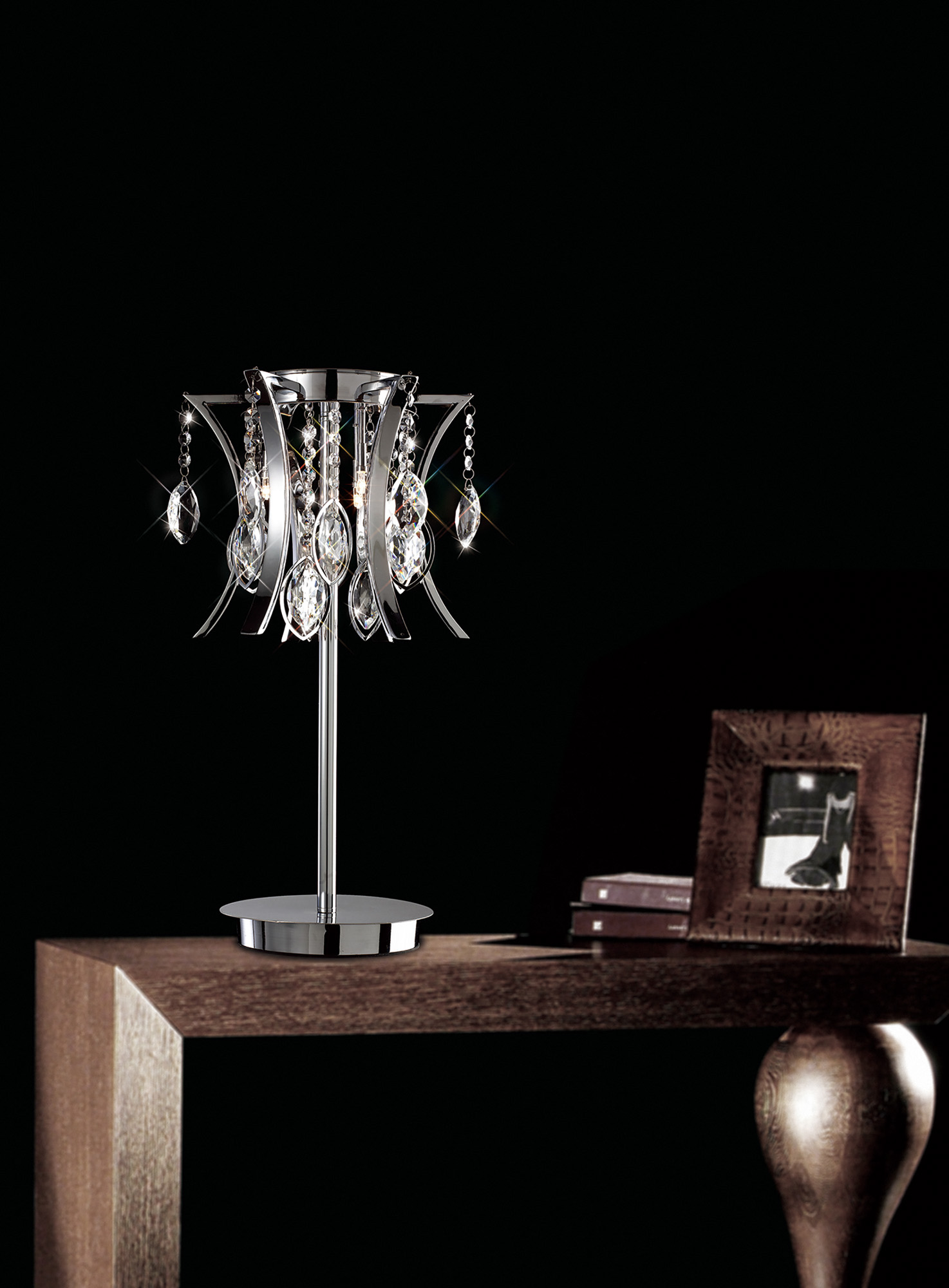 Mios Crystal Ceiling Lights Diyas Flush Crystal Fittings